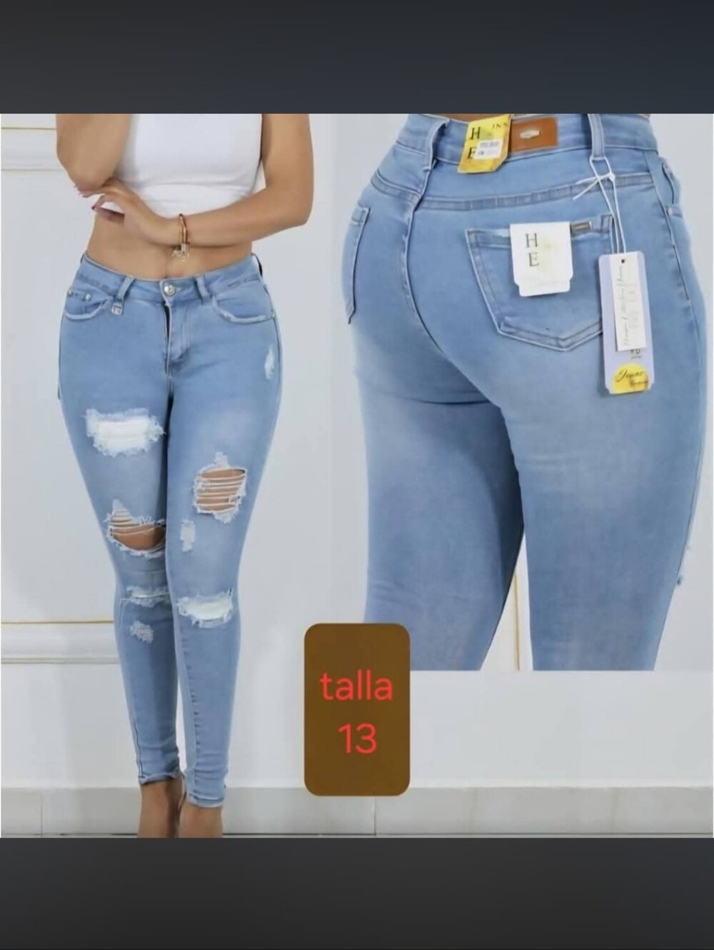New size 13 jeans